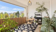 Balcon de 11m2 oriente Sud Ouest