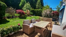 Privater Gartensitzplatz