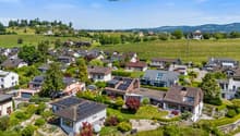 Sonnige Ausrichtung, viel Privatsphäre und den Zürichsee im Blick: Wohnqualität in Bestlage nahe der Natur.