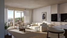 Wohnzimmer / Balkon