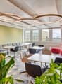 Einladende Gemeinschaftslounge, welche sich direkt neben dem Coffee Corner befindet.