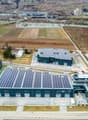 Halle industrielle Sierre - Vue drone / Industriehalle Sierre - Drohnenansicht / Halle industrielle Sierre - Drone view
