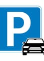 Parking Sign Flat Style