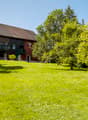 Face nord du bâtiment depuis le jardin