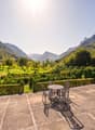 Terrasse mit Blick zum Tödi