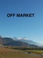 Beautiful view of vineyard fields, mountains, a town in the background