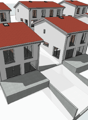 6 units of residential buildings with raised ground floor
