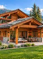 Chalet Les Lutins - Vue depuis le Nord (Golf) / Les Lutins Chalet - View from the North (Golf Course) / Chalet Les Lutins - Vista da nord (Golf)