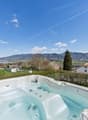 Terrasse de la suite parentale avec jacuzzi