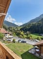 Balcon avec vue sur le col du Jaun