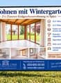 Werbebillboard für Wintergartenwohnung in Spiez
