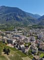 Vue aérienne de Sierre