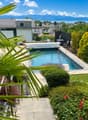 Piscine avec couvert chauffant