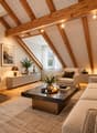 so könnte es sein: Wohnzimmer gestaged