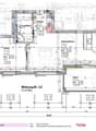 Floor plan of a 2.5-room apartment, including living room, kitchen, 2 bedrooms, 2 bathrooms, and a balcony.