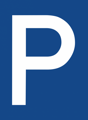 Parking place icon