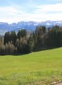 Ansicht Parzellen Nr. 1777 und Nr. 1799 mit Aussicht Richtung Süden