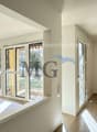large glass doors, wooden floor, white walls, balcony, window