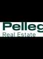 The image shows the logo for Pellegrino Real Estate, a real estate company.
