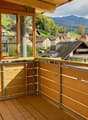 Aussicht vom Balkon