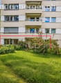 Blick auf die Wohnung vom Garten