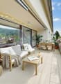 Balkon Einrichtungsbeispiel (visualisiert)