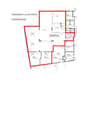 living room, kitchen, 2 bedrooms, 2 bathrooms, balcony
