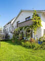 Hausrückseite mit Garten
