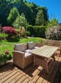 Privater Gartensitzplatz