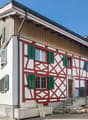 Authentisches Riegelhaus mit Gartenidylle