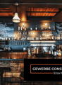 counter, shelves filled with liquor, blackboard menu