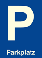 Sign for parking lot