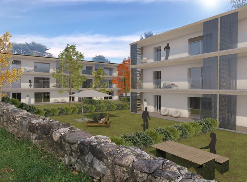 Nuovo appartamento 4.5 locali in bella Residenza a Caslano (2)