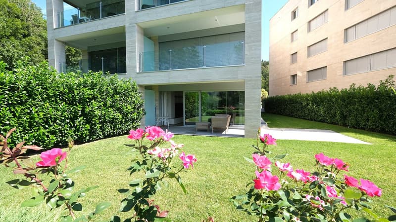 Muzzano - Appartamento 2.5 locali a lago con ampio giardino (2)
