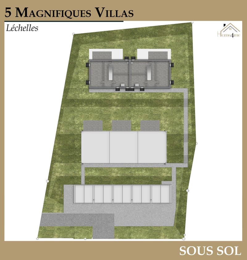 A vendre magnifique villa de 9.5 pces sur la commune de Léchelles (13)