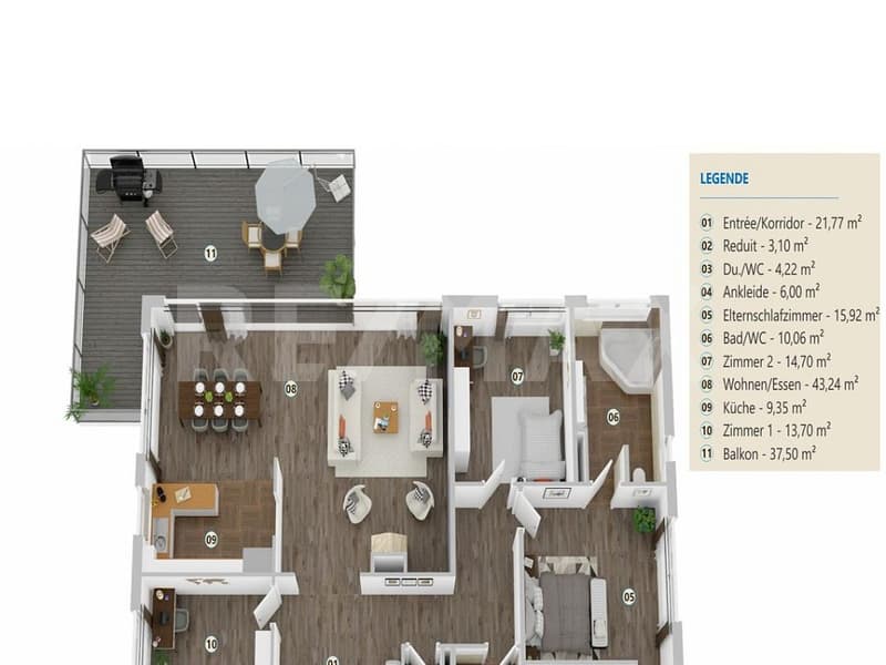 Neuwertige 6.5 Zimmer-Wohnung mit Seesicht (12)