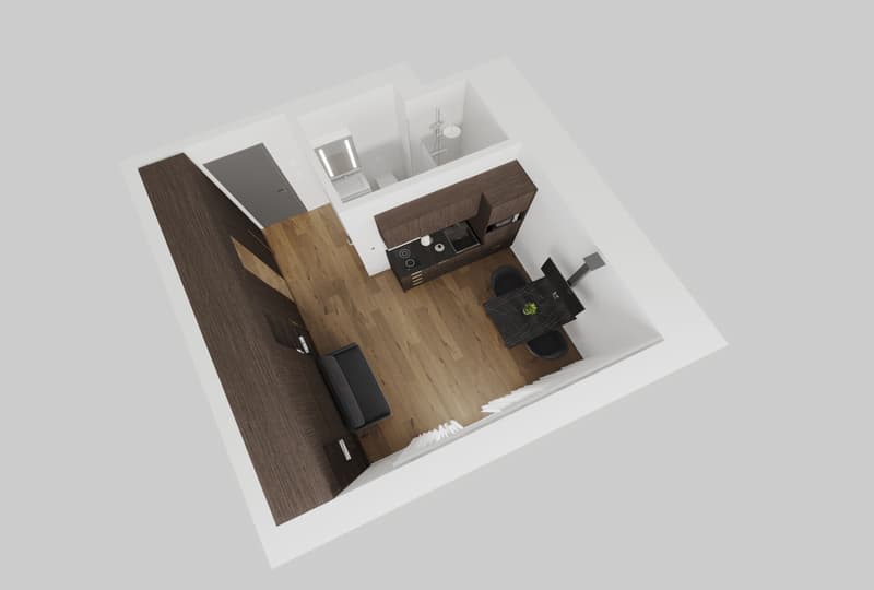 30m2 - vollmöbliertes Apartment - COMFORT (8)