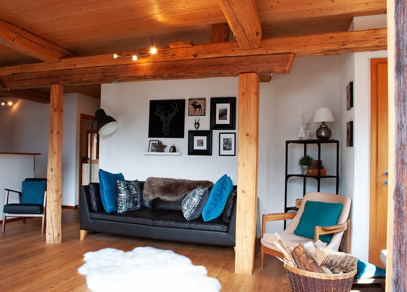 Beautitful old chalet converted into 2 apartments (2)