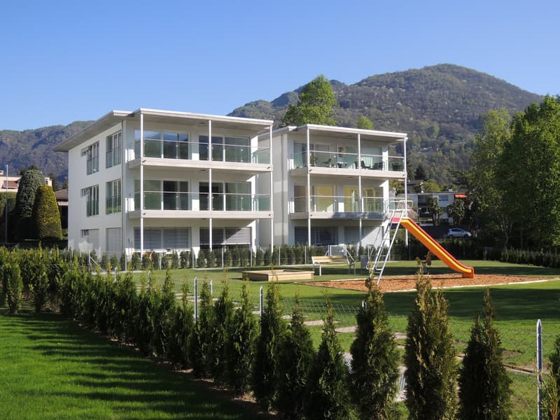 Appartamento con giardino privato immerso nel verde a Ponte Capriasca (1)