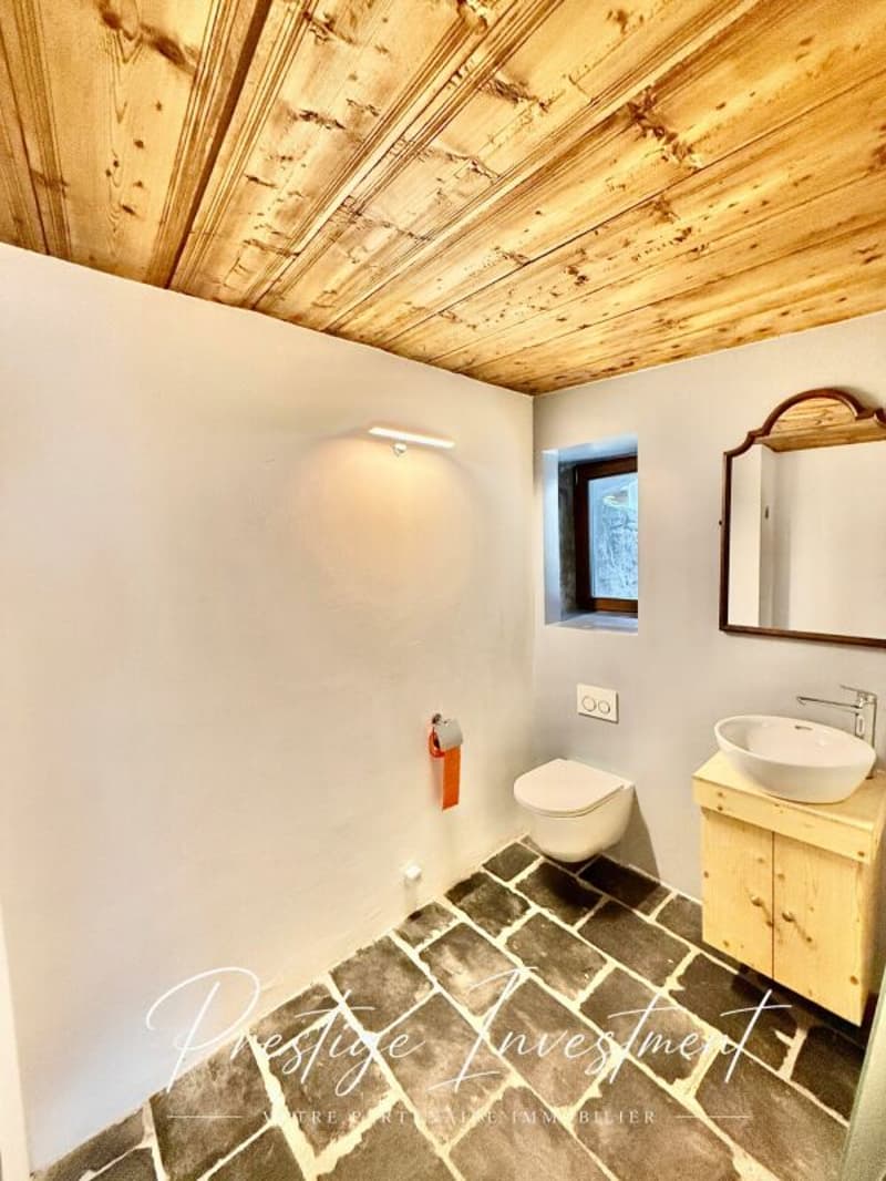 MAGNIFICO APARTAMENTO DUPLEX RINNOVATO DI 3,5 LOCALI + LOCALE/STUDIO - MASE (MONT-NOBLE) (9)