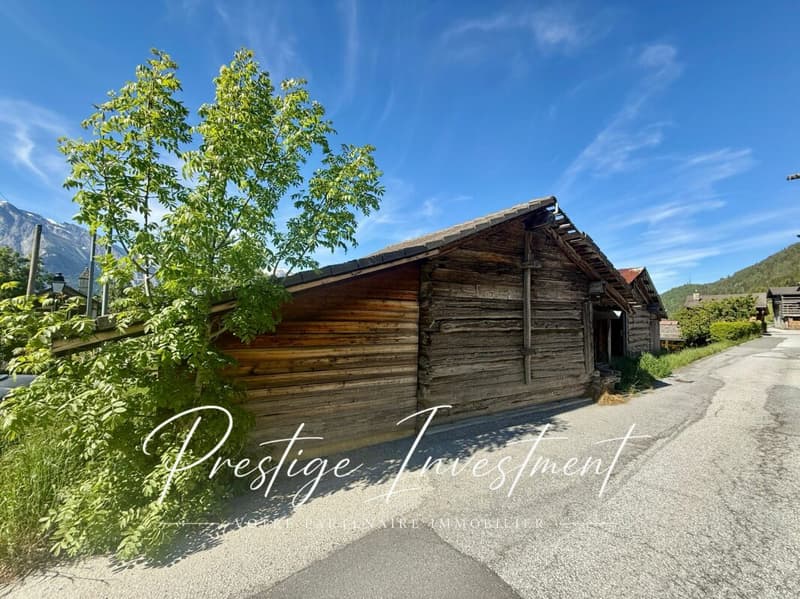 LAND WITH BARN AND STABLE TO RENOVATE NENDAZ (8)