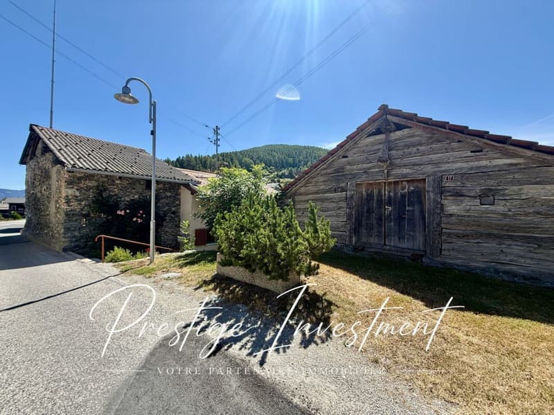 Charmanter Chalet mit 4,5 Zimmern und Nebengebäuden - Nax (21)