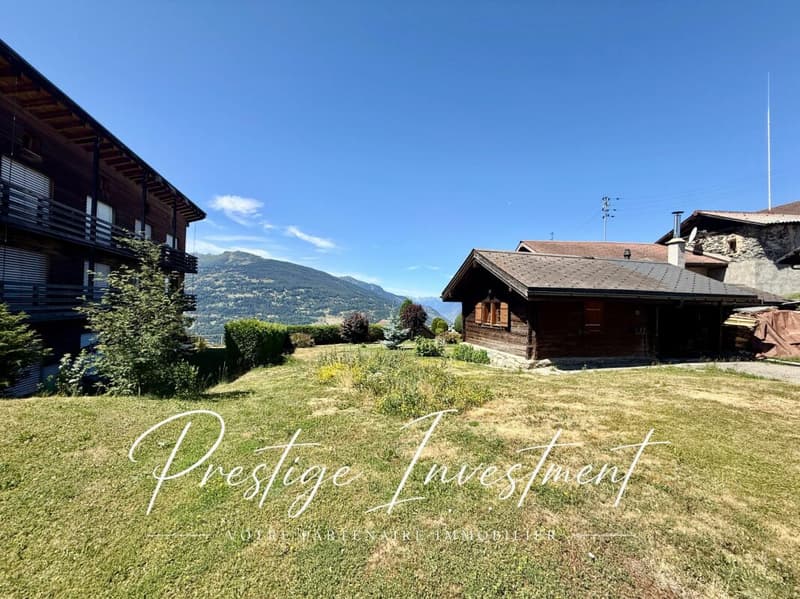Charmanter Chalet mit 4,5 Zimmern und Nebengebäuden - Nax (20)