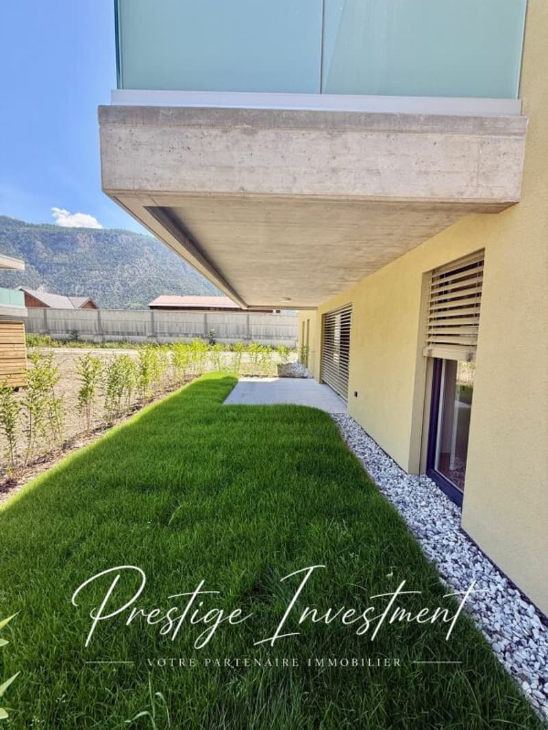 Ground Floor, 2.5-Room Minergie Apartment, Sion (1)