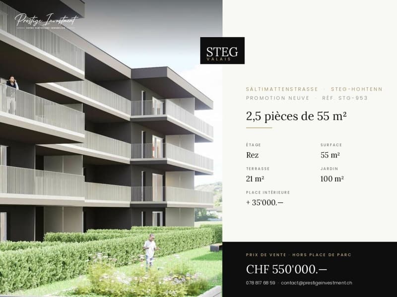 STG-953 ? 2,5 pièces de 55 m², rez, CHF 550'000.-- (1)