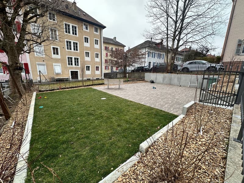 For rent: beautiful renovated 4.5-room apartment - Passage des Jardins 1 (9)