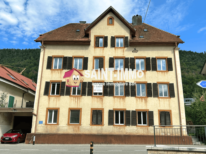 Immeuble locatif à réhabiliter de 4 appartements, un local, une parcelle constructible et un garage (1)