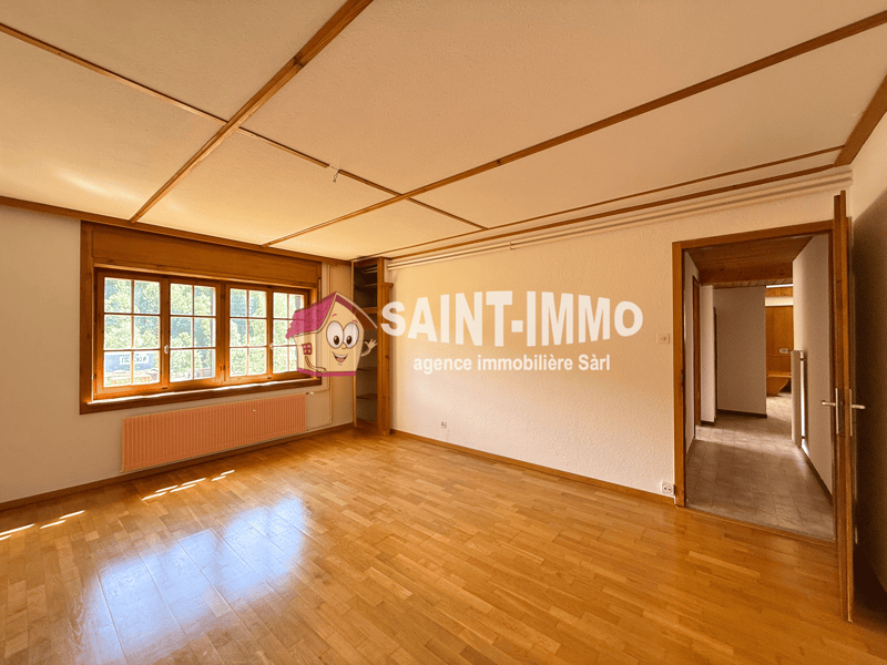 Chalet de deux appartements (3 & 6.5 pièces) avec jardin arboré de 840 m2, terrasse et garages (5)