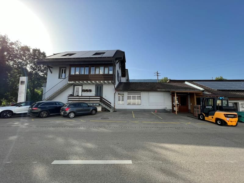 Saint-Blaise - Grande officina con uffici e showroom annesso a una casa di 2 unità abitative (3)