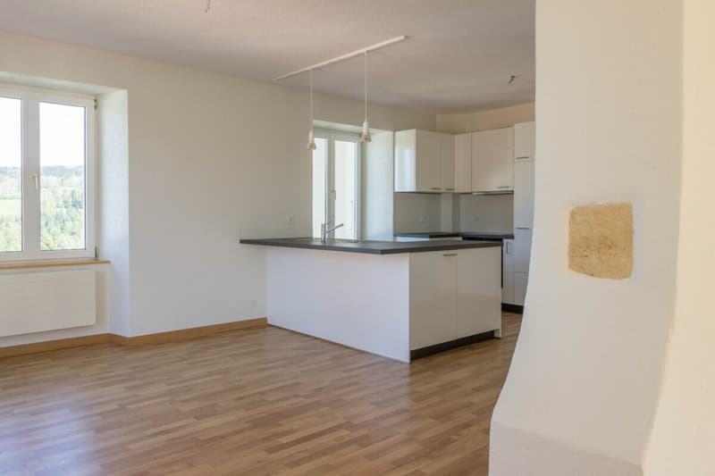 Lac 4, Les Brenets - 5-Zimmer-Wohnung mit Balkon im 2. Stock 1 Monat kostenlos! (6)
